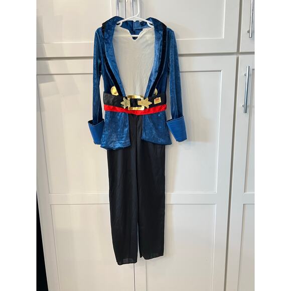 Disney CAPTAIN JAKE and THE NEVERLAND Costume Boys Sz 4-6X L Halloween Jumpsuit - Picture 5 of 11